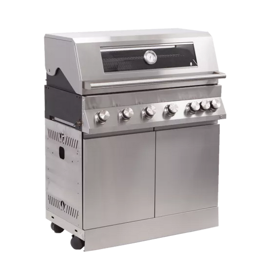 Barbecue a Gas 6+1 Fuochi Per Cucina Da Esterno Naterial Ilo