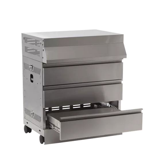 Mobile da Esterno Composto da 3 Cassetti Dim 73x55.3x90cm Per Cucina Esterno Naterial Ilo