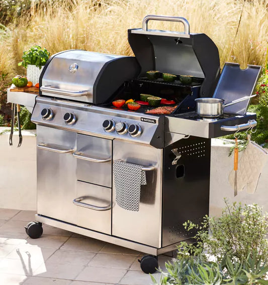 BBQ a Gas Naterial Hudson 4 Bruciatori