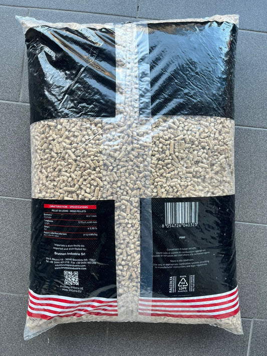 Pellet bancale 20 sacchi EN PLUS A1 alto potere calorifico BlackEagle